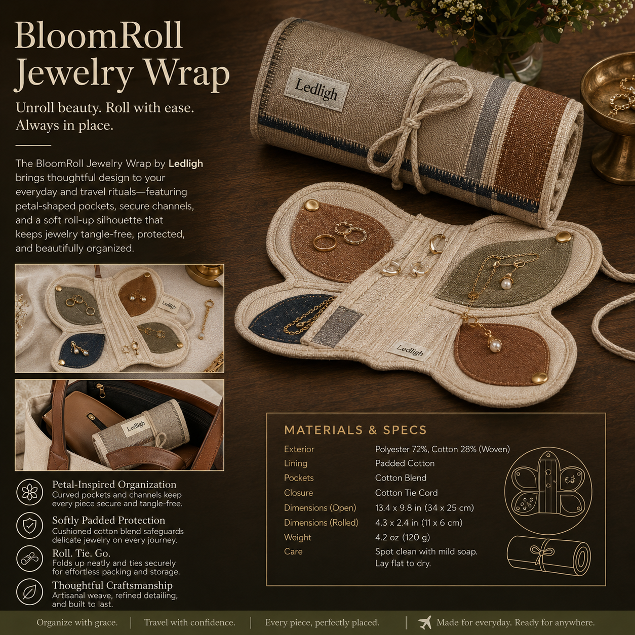 Ledligh™ HearthFold Jewelry Wrap