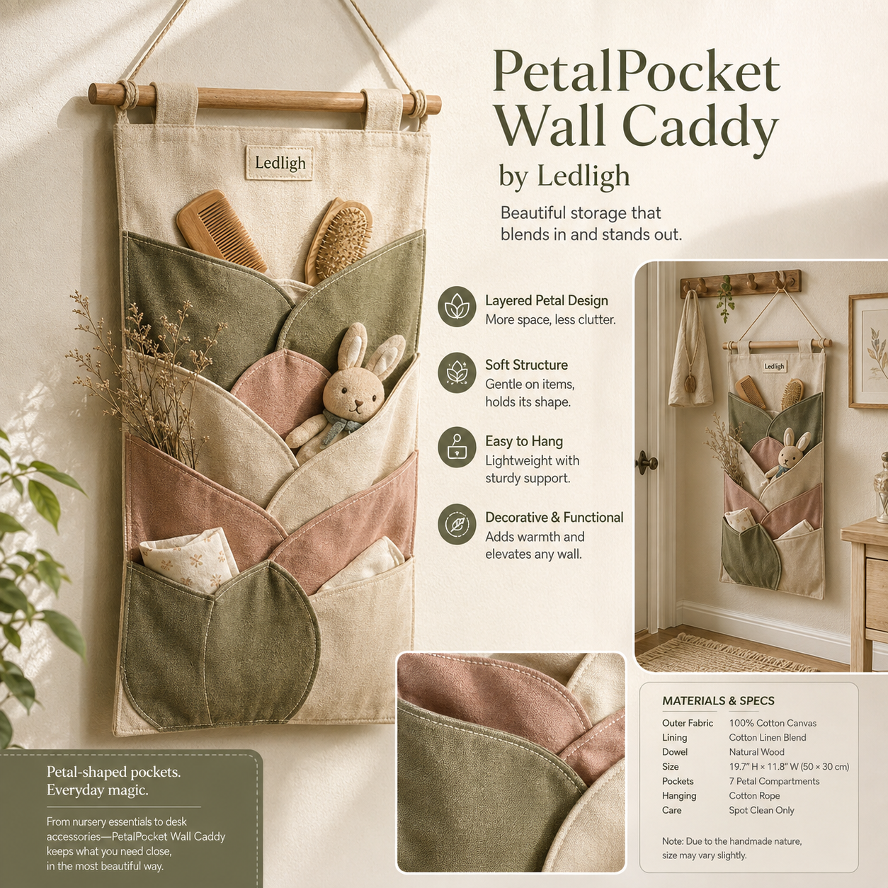 Ledligh™ PetalPocket Wall Caddy