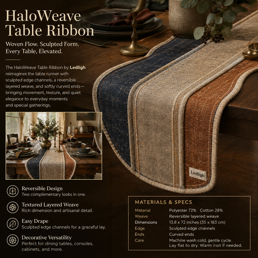Ledligh™ RidgeWeave Table Runner