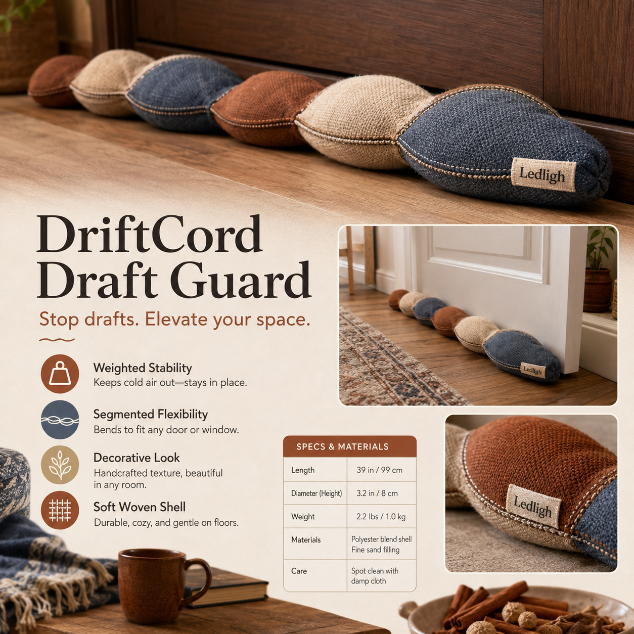 Ledligh™ DriftCord Draft Guard